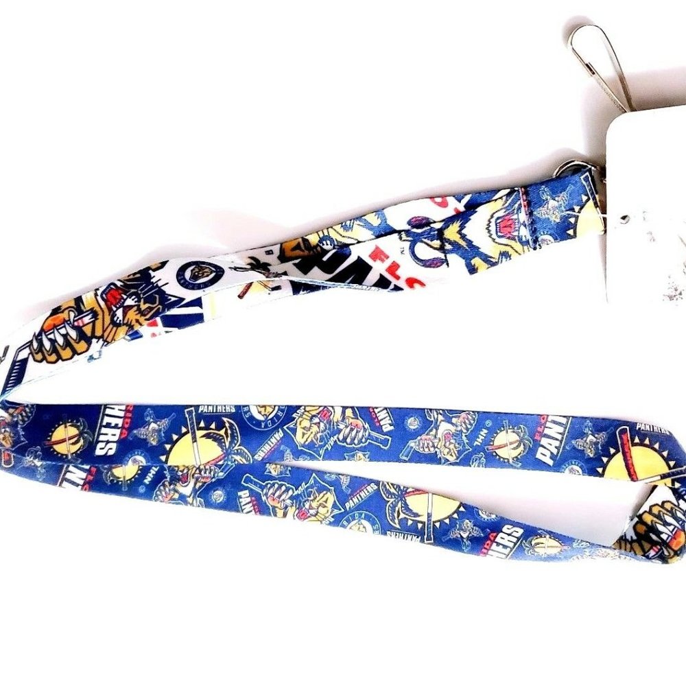 FLORIDA PANTHERS NHL LANYARD DOUBLE SIDED W/CLIP